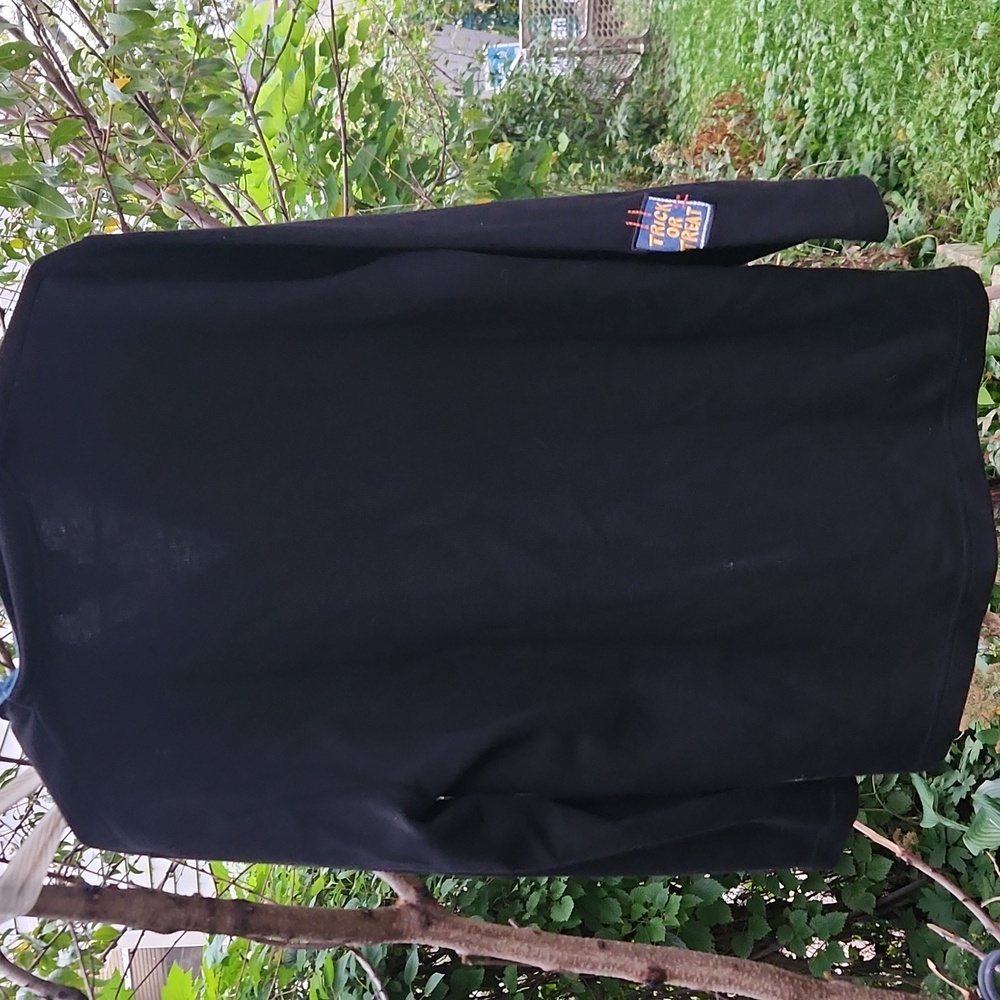 Moving  Bleu, Halloween, Fall, Embroidered And Sequins , Black Pullover Sz S - Picture 3 of 7